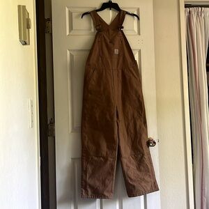 Insulated Carhartt Overalls-Youth Size 12-Like New!
